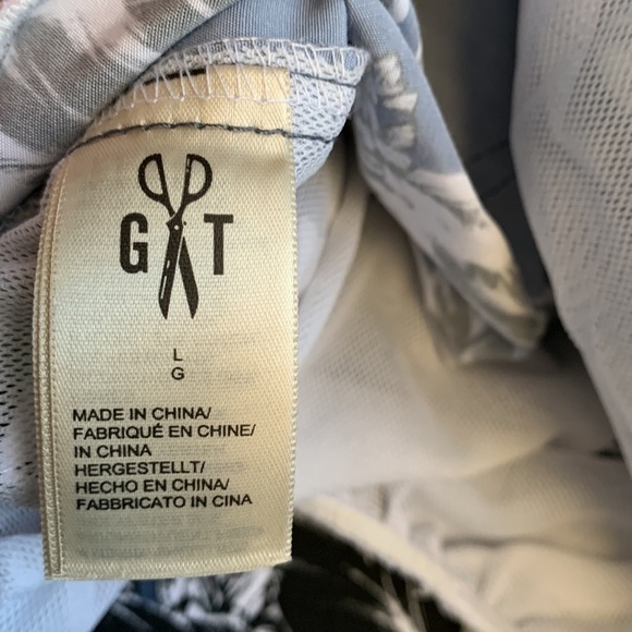 Nwt Good threads mens‎ tropical swim trunks size L summer beach - Picture 7 of 11